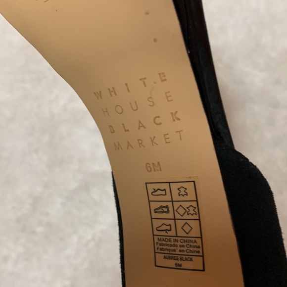 WHITE HOUSE BLACK MARKET SUEDE HIGH HEELS - Picture 9 of 12